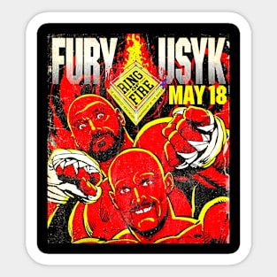 Fury V Usyk Sticker